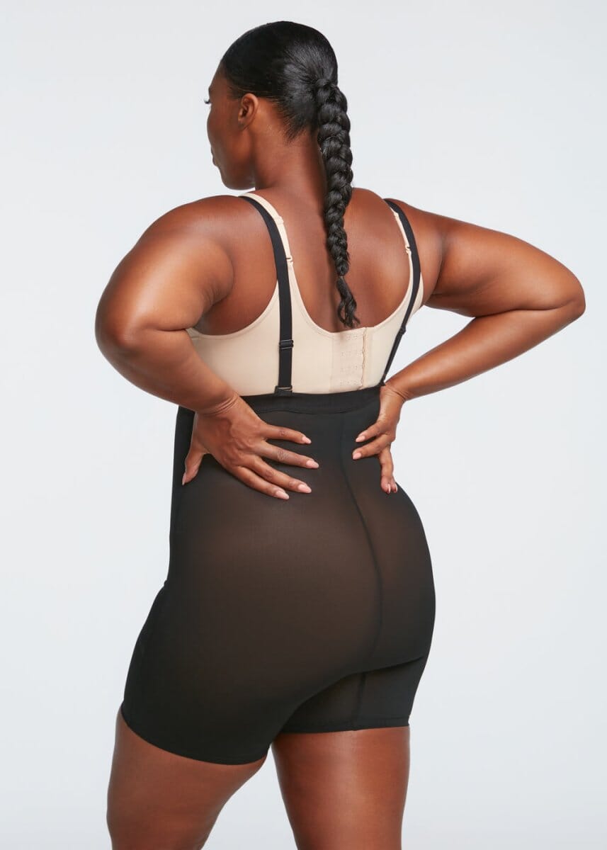 PowerMesh X Panel High-Waist Shorts
