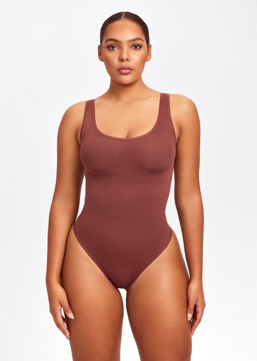Carethier™ Essential Tank Bodysuit Thong