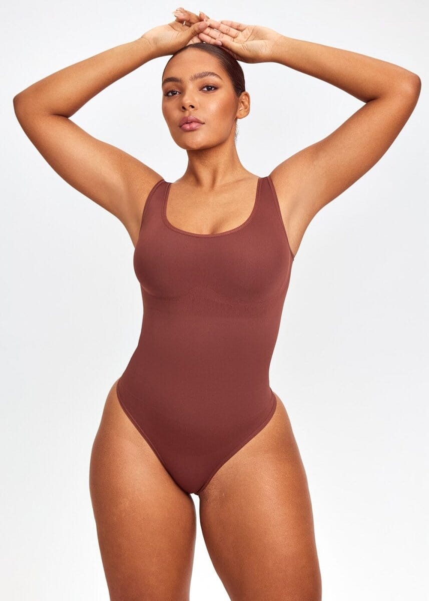 Carethier™ Essential Tank Bodysuit Thong