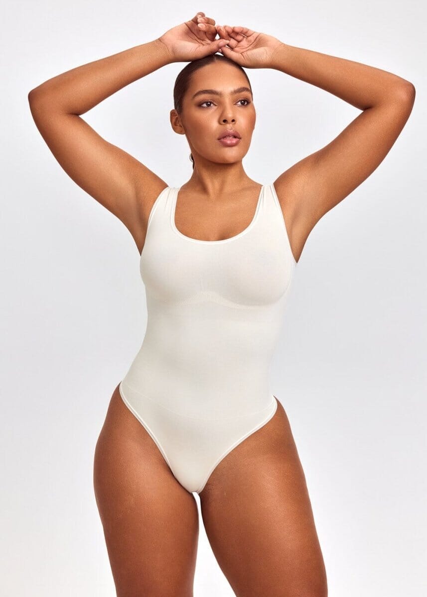 Carethier™ Essential Tank Bodysuit Thong