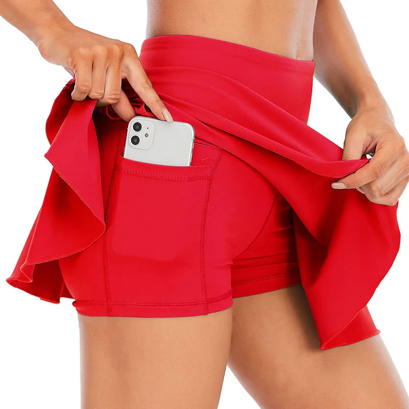 Women Sports Tennis Skort