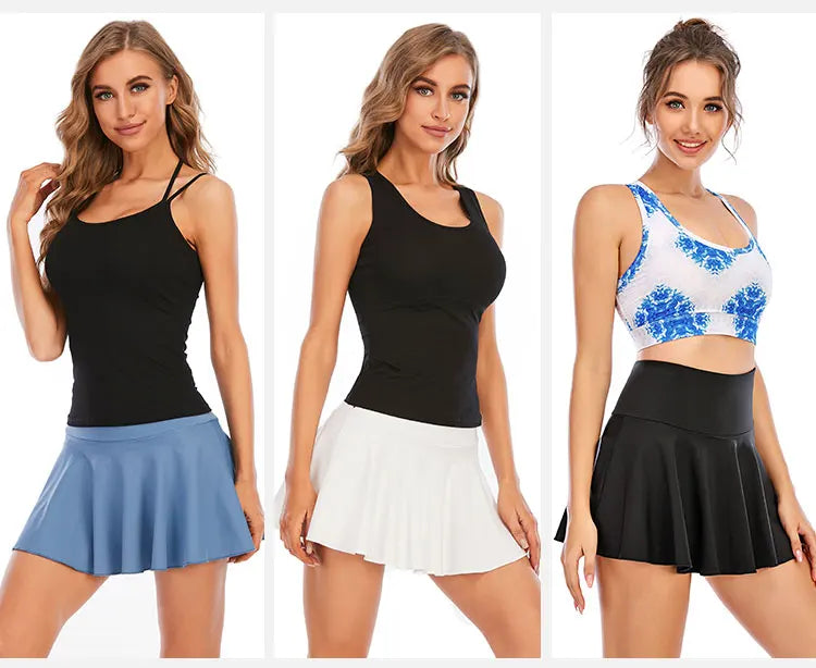 Women Sports Tennis Skort