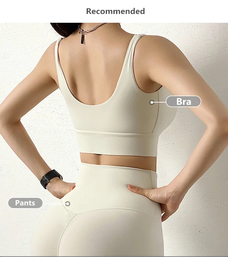 Sexy Deep V Shockproof Running Bra