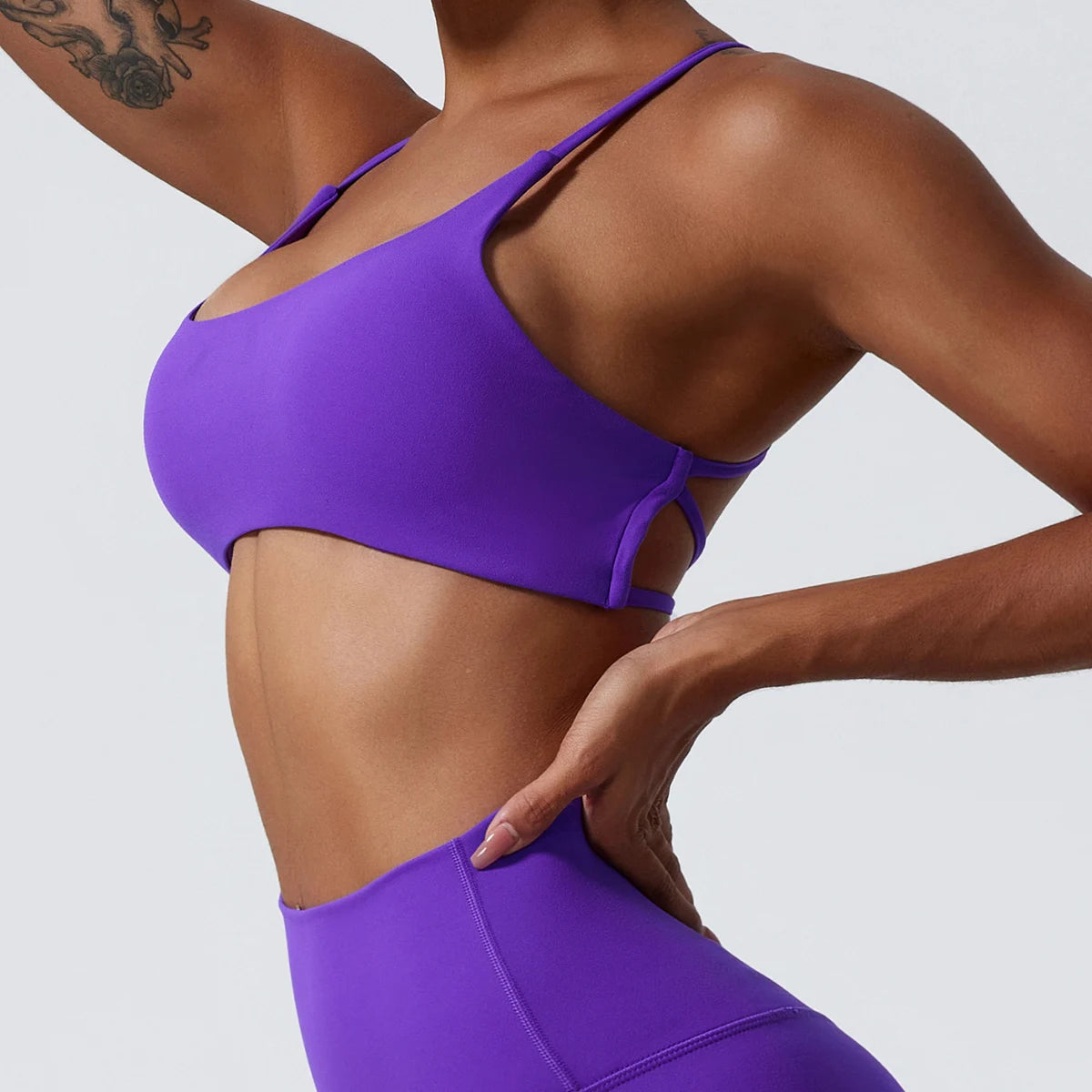 Super Soft Cross Back Yoga Bra