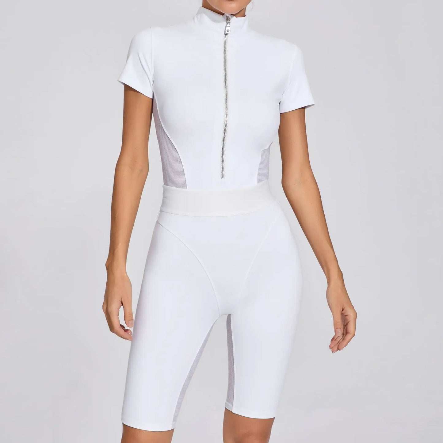 Zipper One-Piece Women Tracksuit