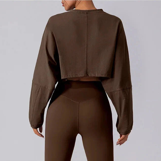 Chase Crop Top Long Sleeve