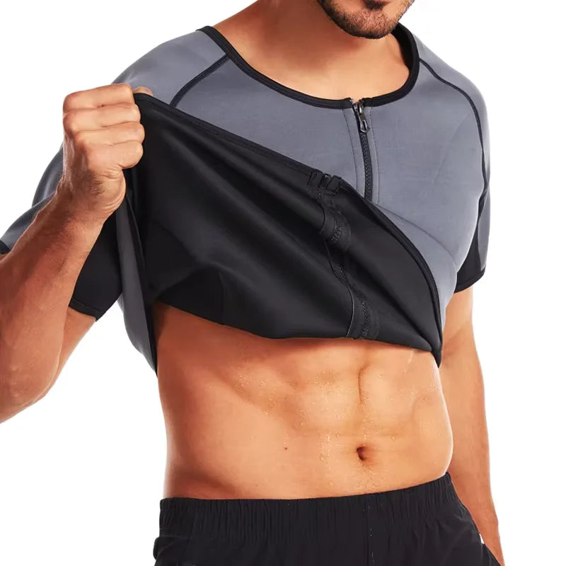 Men's Sauna Compression Workout Tee