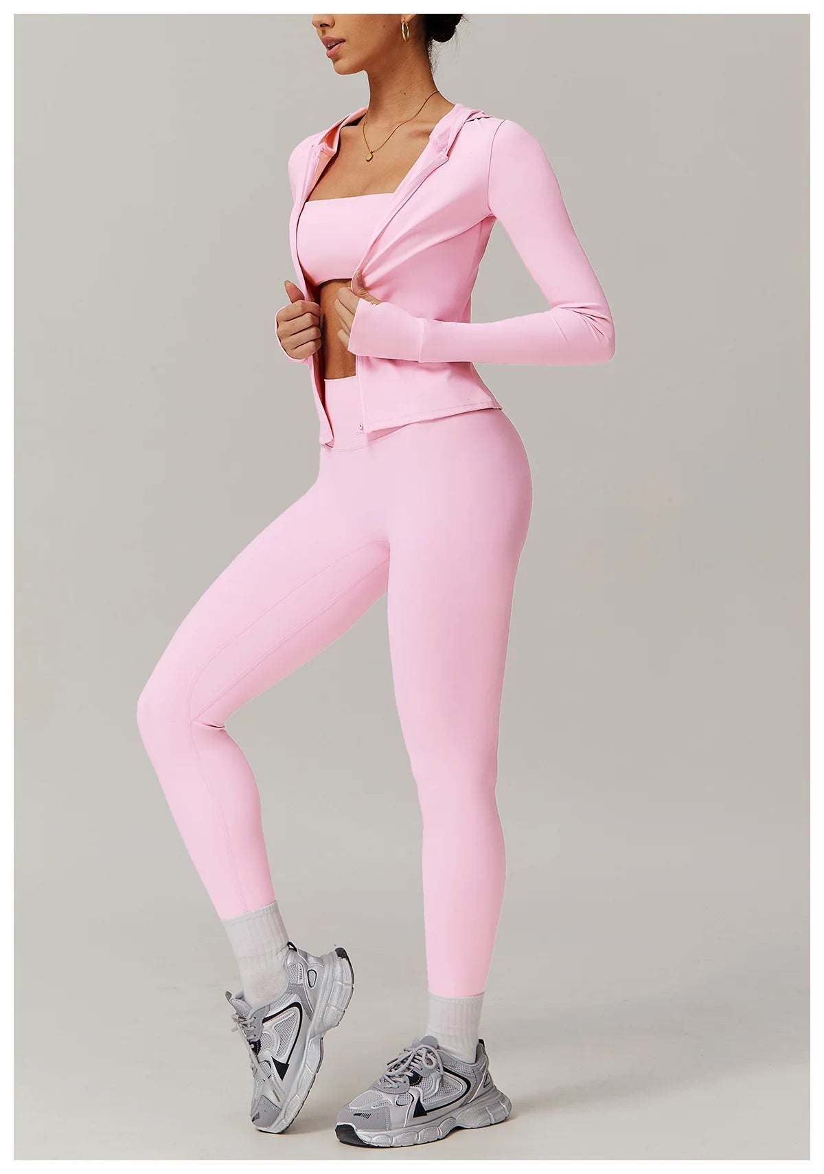 Zipper Running Yoga Workout Jacket