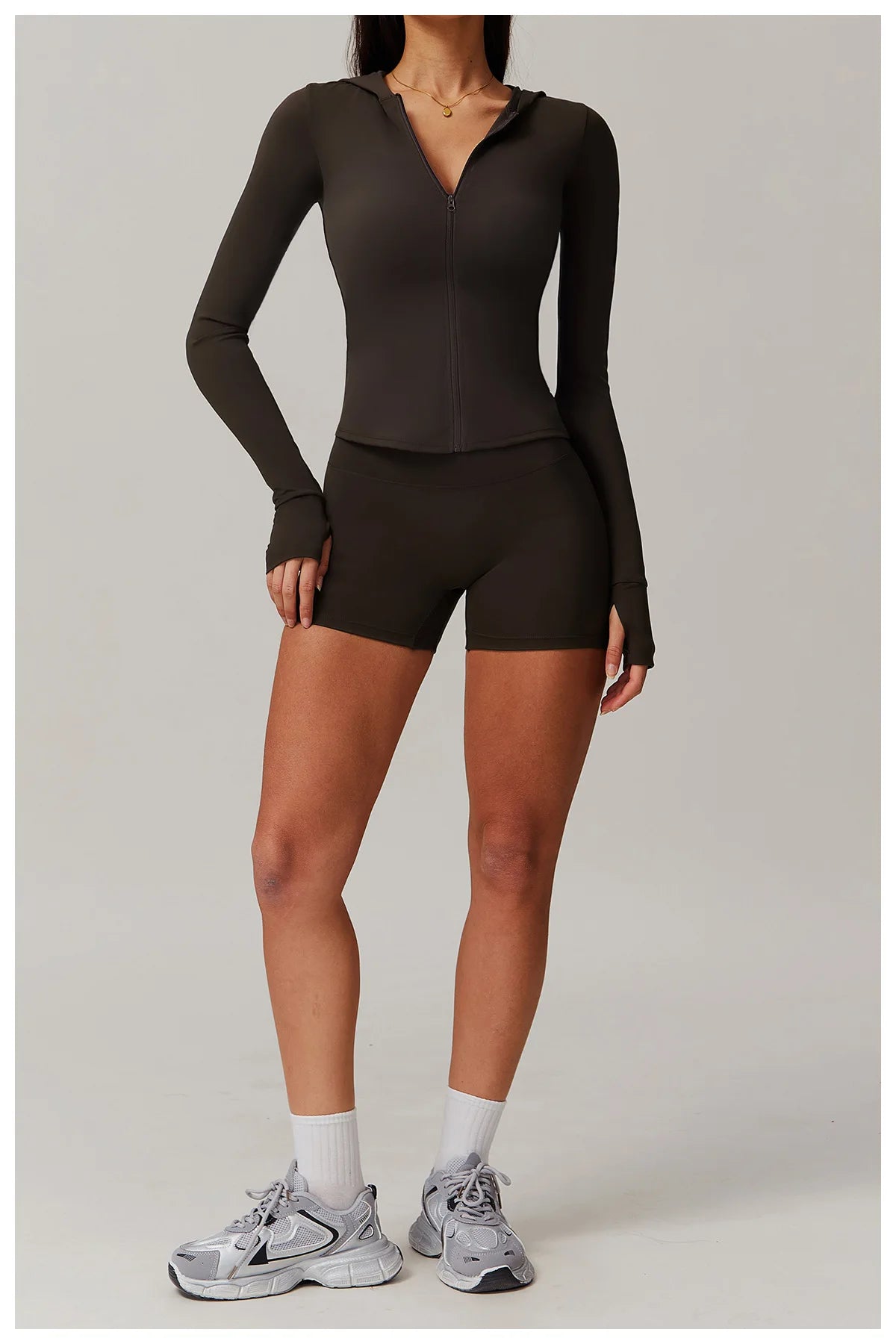 Zipper Running Yoga Workout Jacket