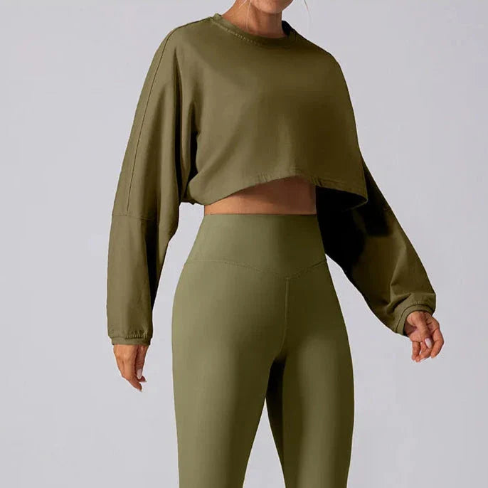 Chase Crop Top Long Sleeve