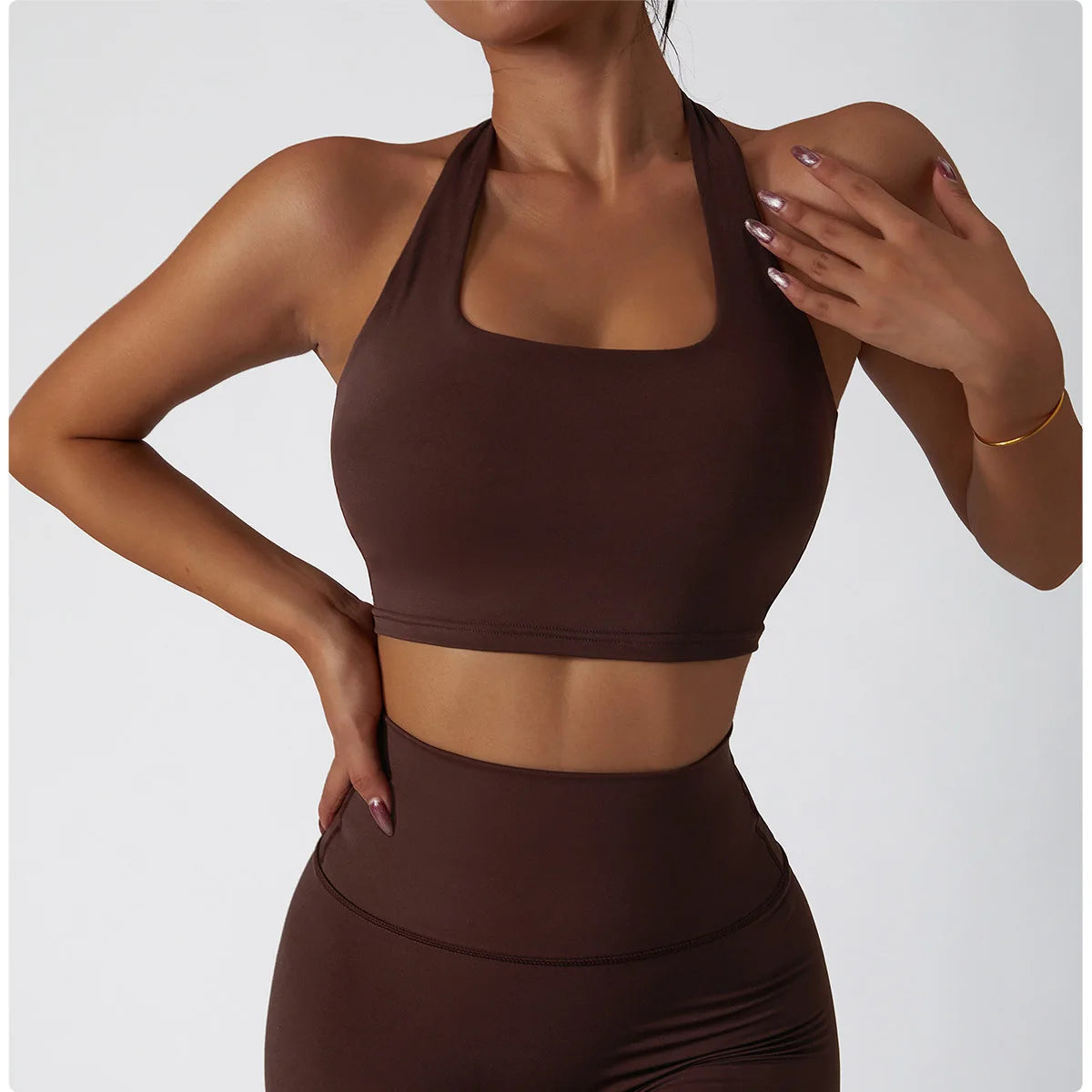 Breathable Push Up Yoga Bra