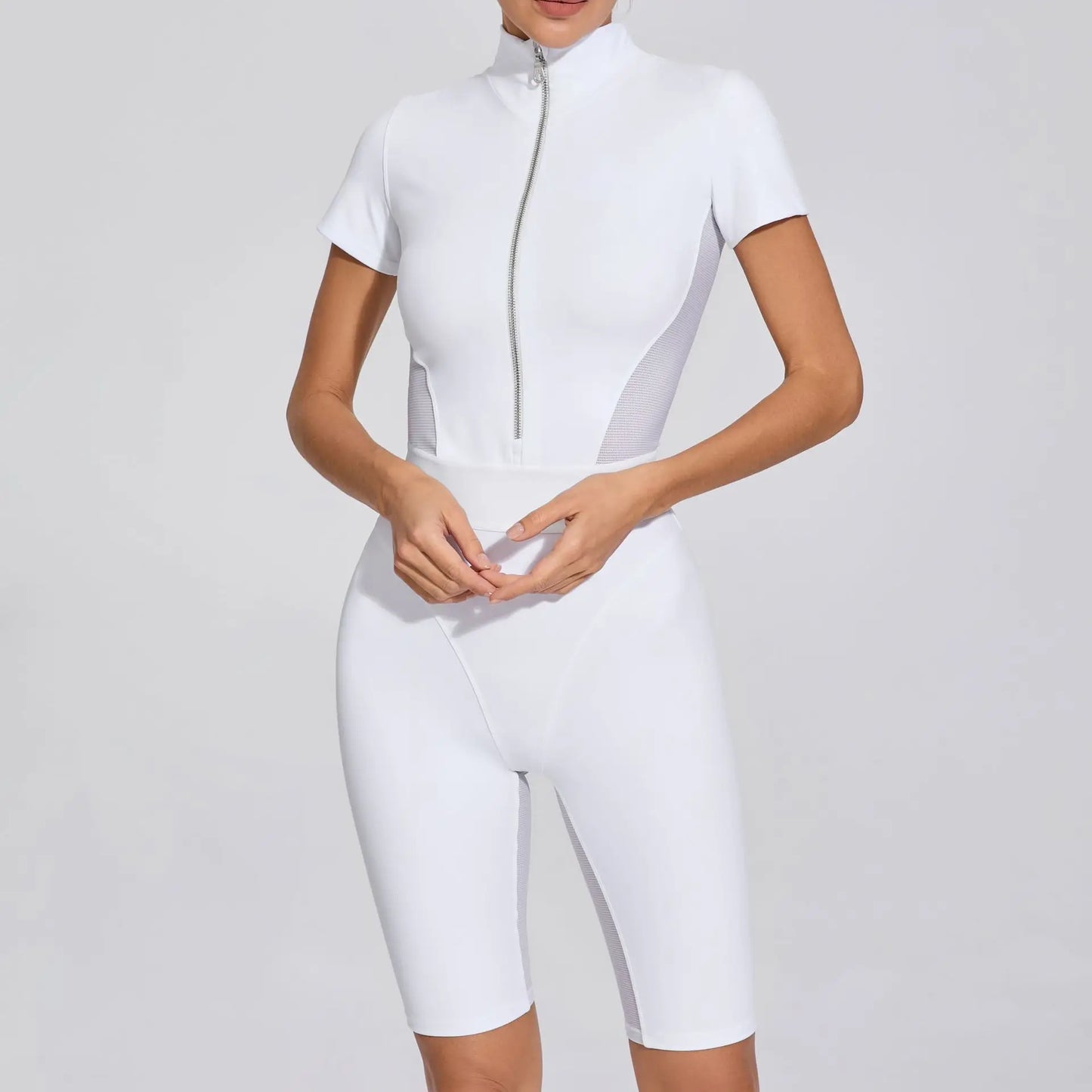 Zipper One-Piece Women Tracksuit