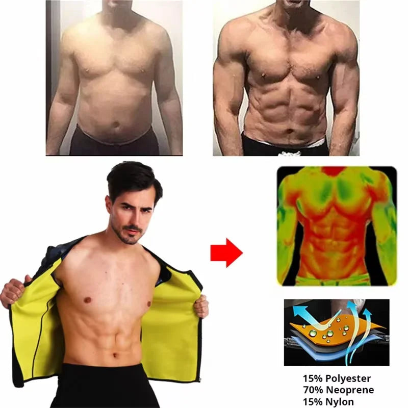 Men's Sauna Compression Workout Tee