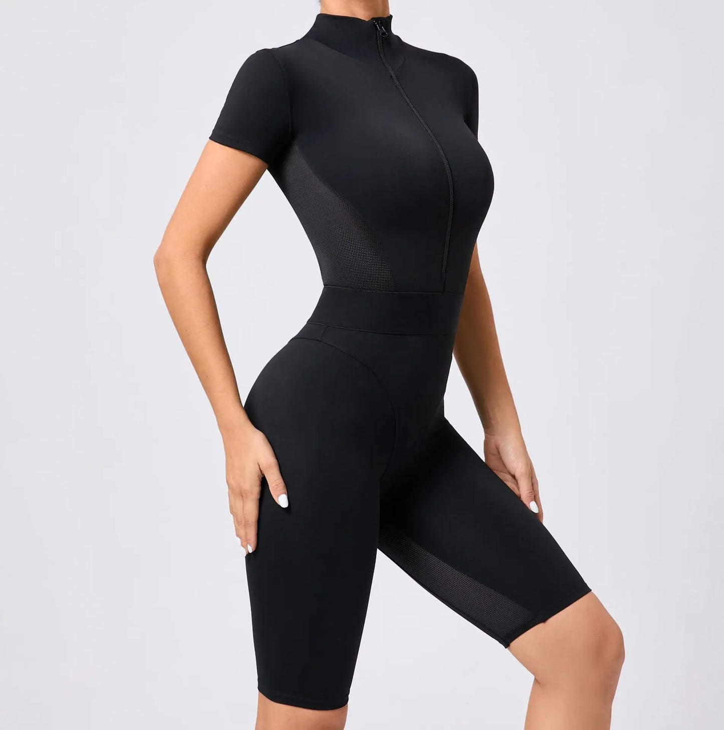 Zipper One-Piece Women Tracksuit