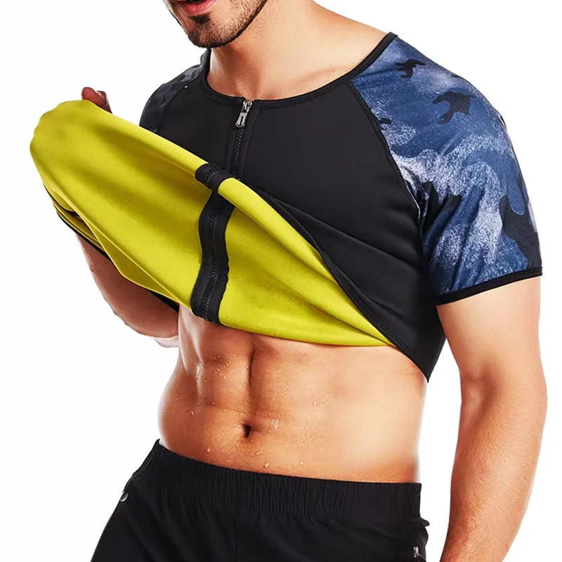 Men's Sauna Compression Workout Tee
