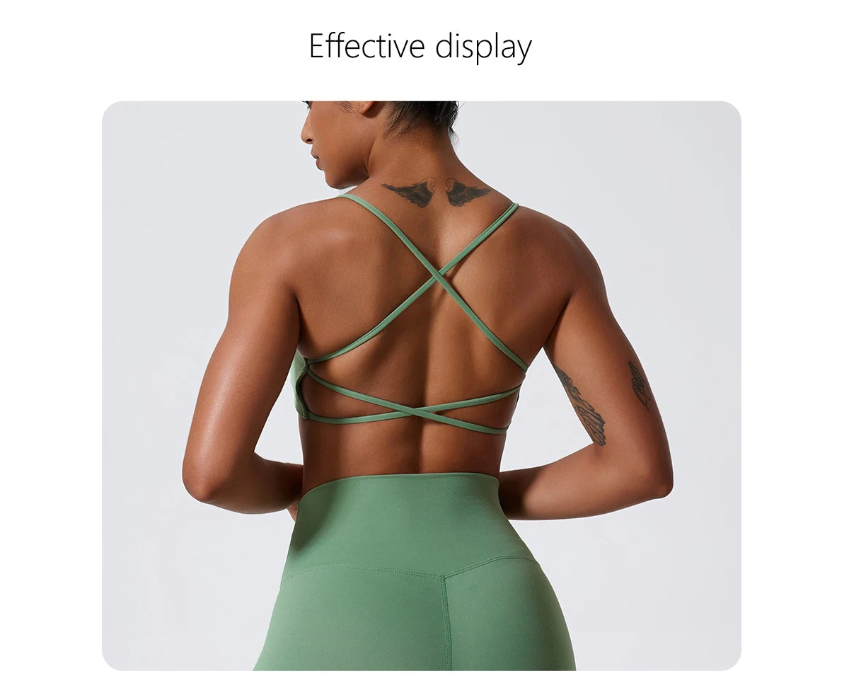 Super Soft Cross Back Yoga Bra