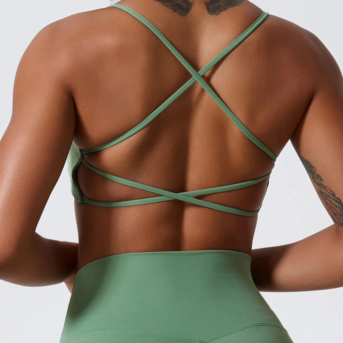 Super Soft Cross Back Yoga Bra