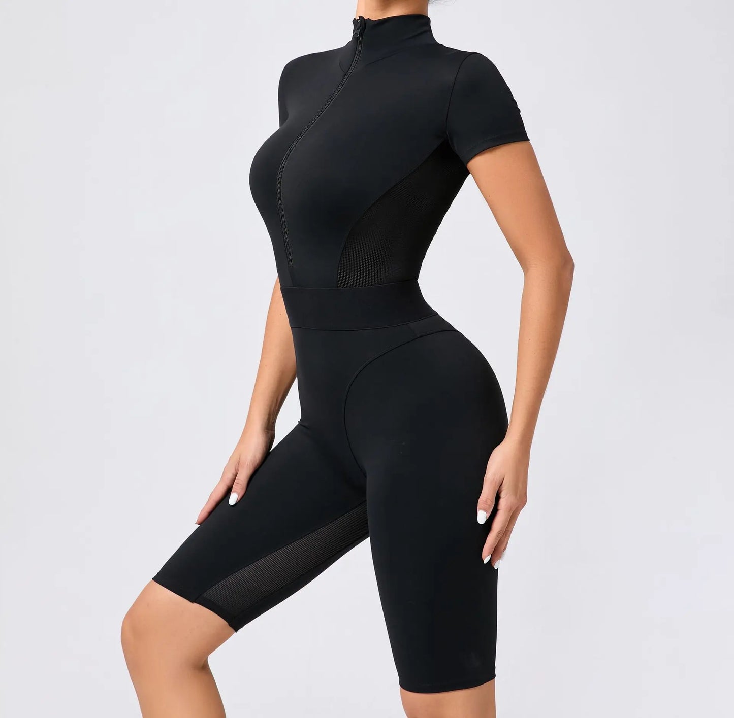Zipper One-Piece Women Tracksuit