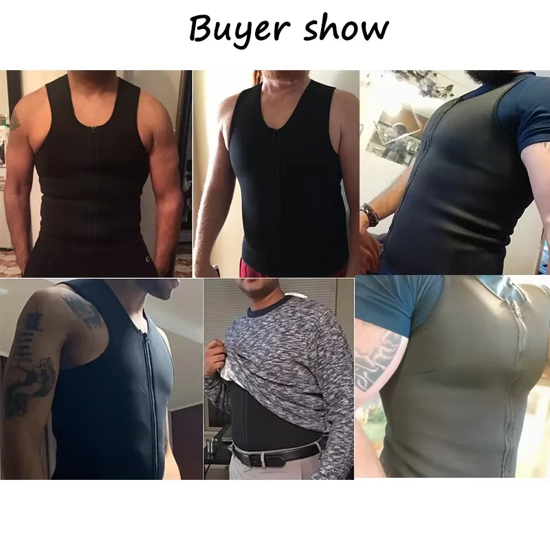 Men's Sauna Compression Gym Shirt