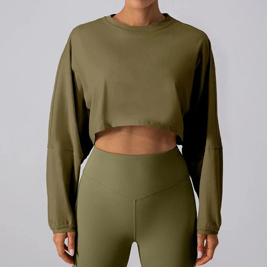 Chase Crop Top Long Sleeve