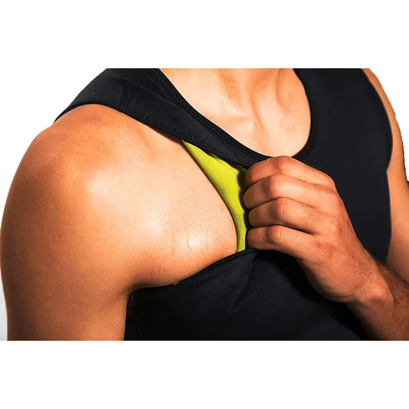 Men's Sauna Slimming Training Vest