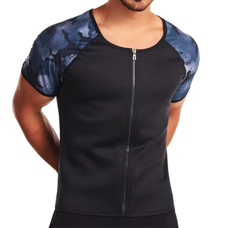 Men's Sauna Compression Workout Tee