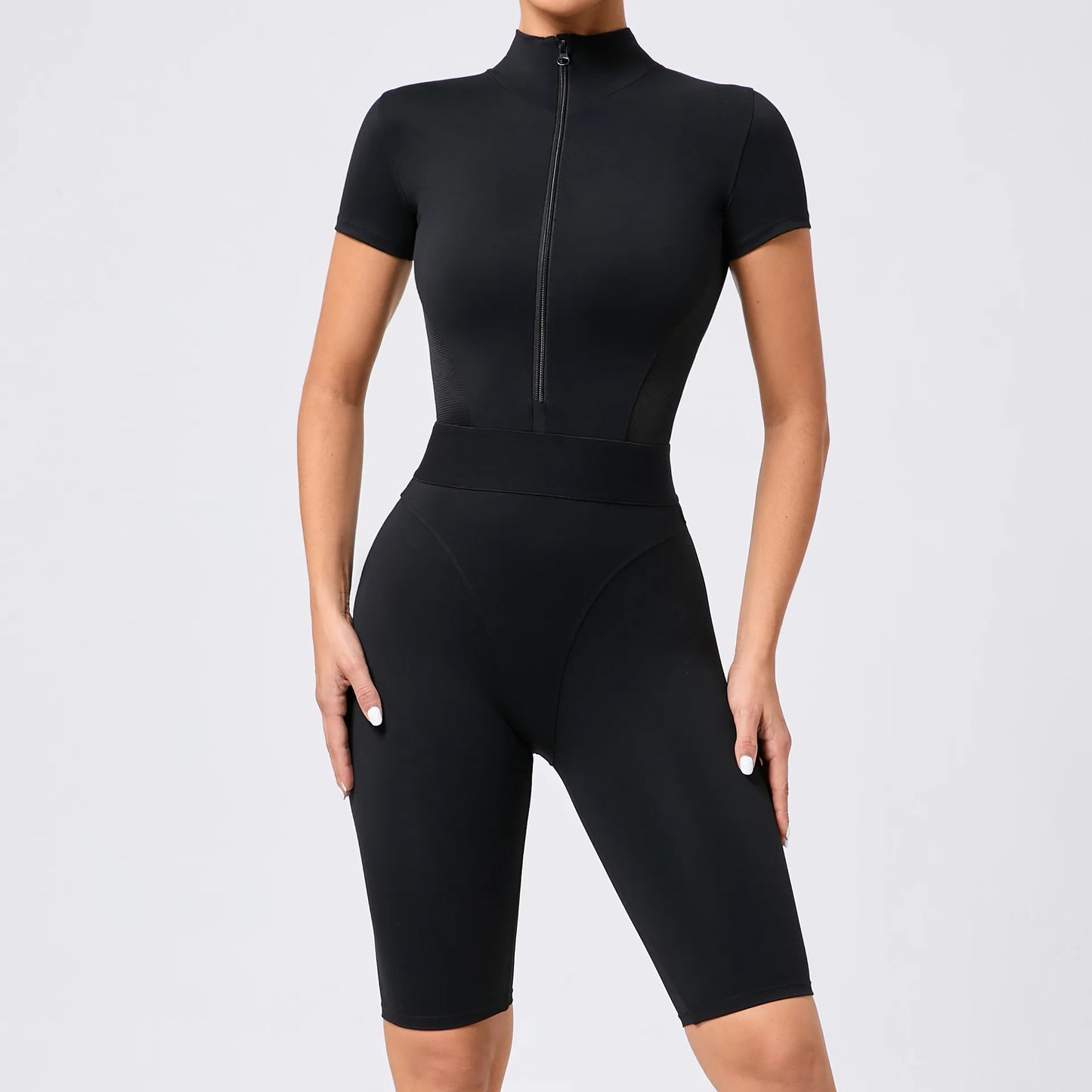 Zipper One-Piece Women Tracksuit