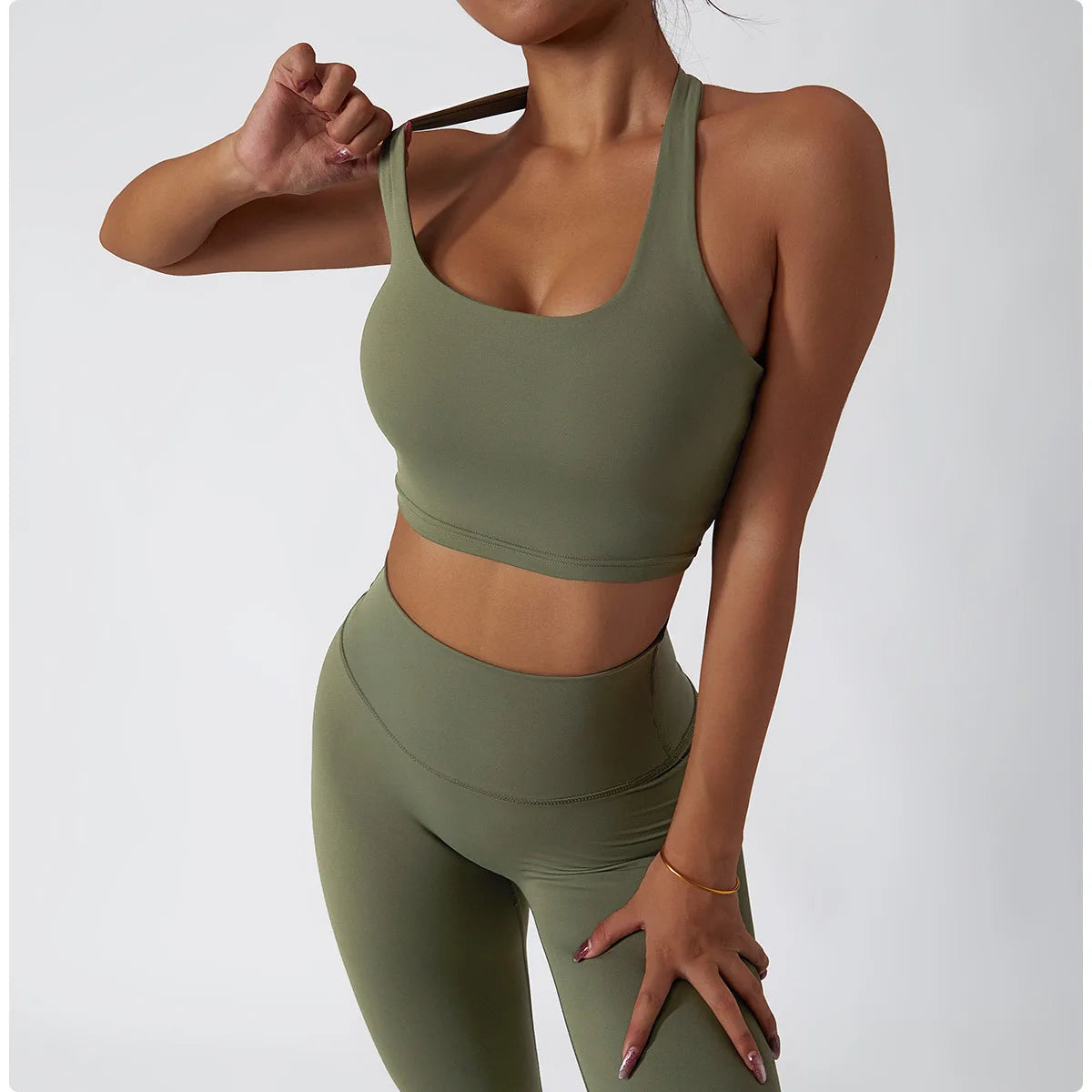 Breathable Push Up Yoga Bra