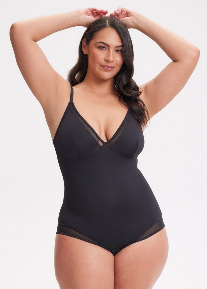 Carethier V-Neck Mesh Brief