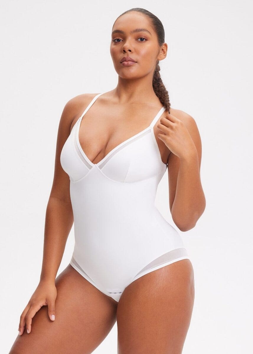 Carethier V-Neck Mesh Brief
