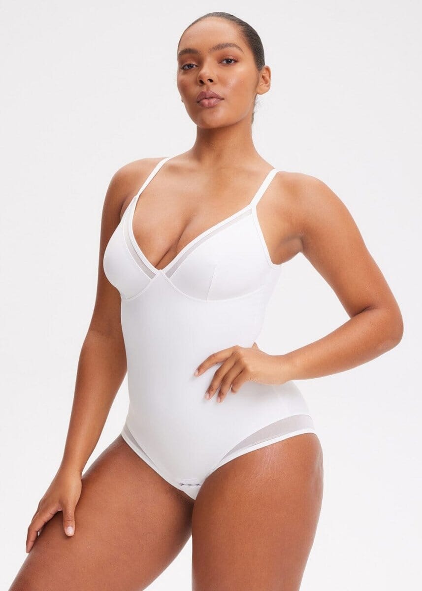 Carethier V-Neck Mesh Brief