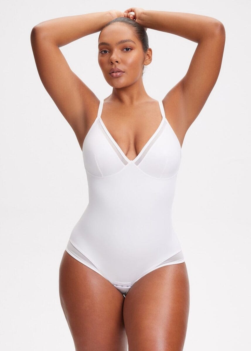 Carethier V-Neck Mesh Brief