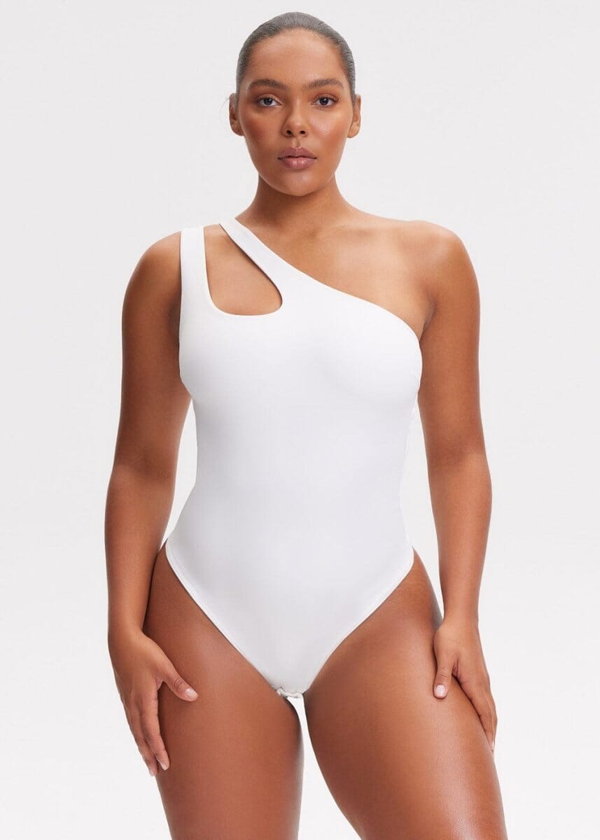 One-shoulder Strap Shapewear Bodysuit