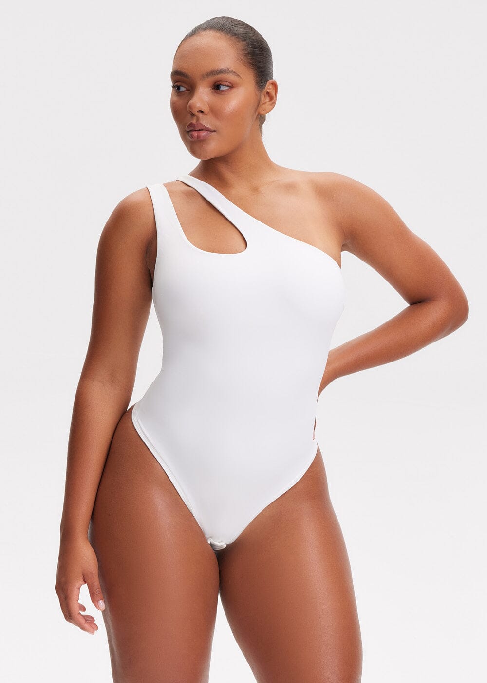 One-shoulder Strap Shapewear Bodysuit