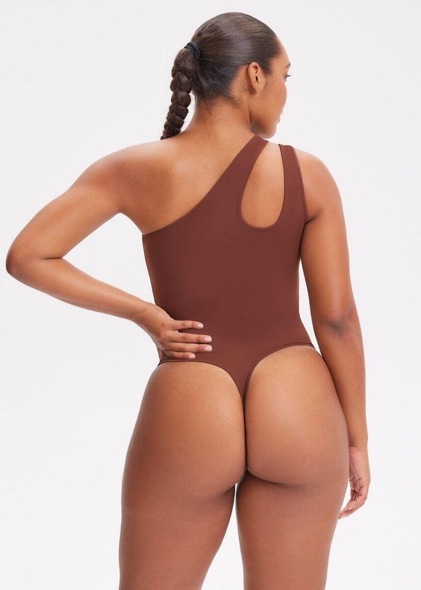 One-shoulder Strap Shapewear Bodysuit