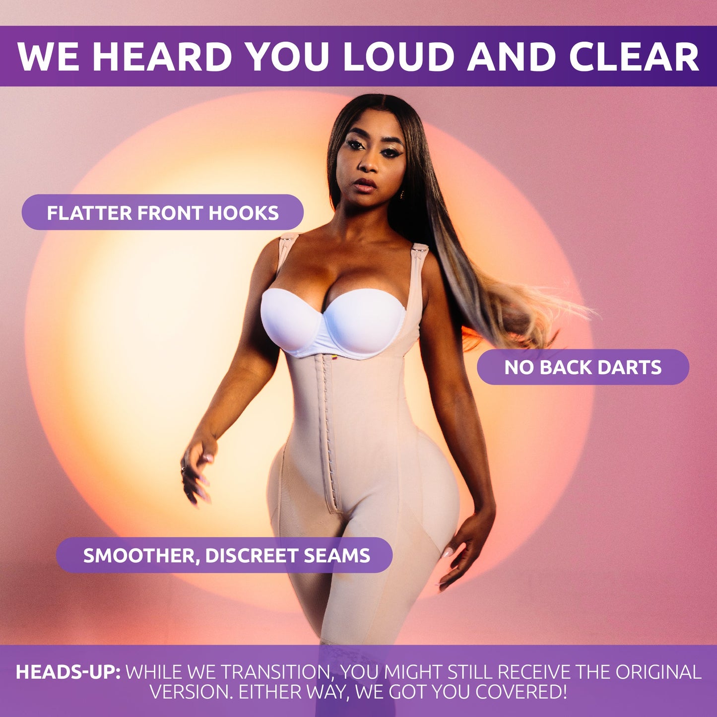 Stage 1 Faja Colombiana for Wide Hips and Booty | Open Bust