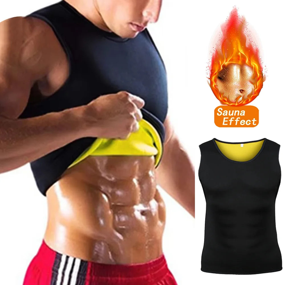 Men's Sauna Slimming Training Vest