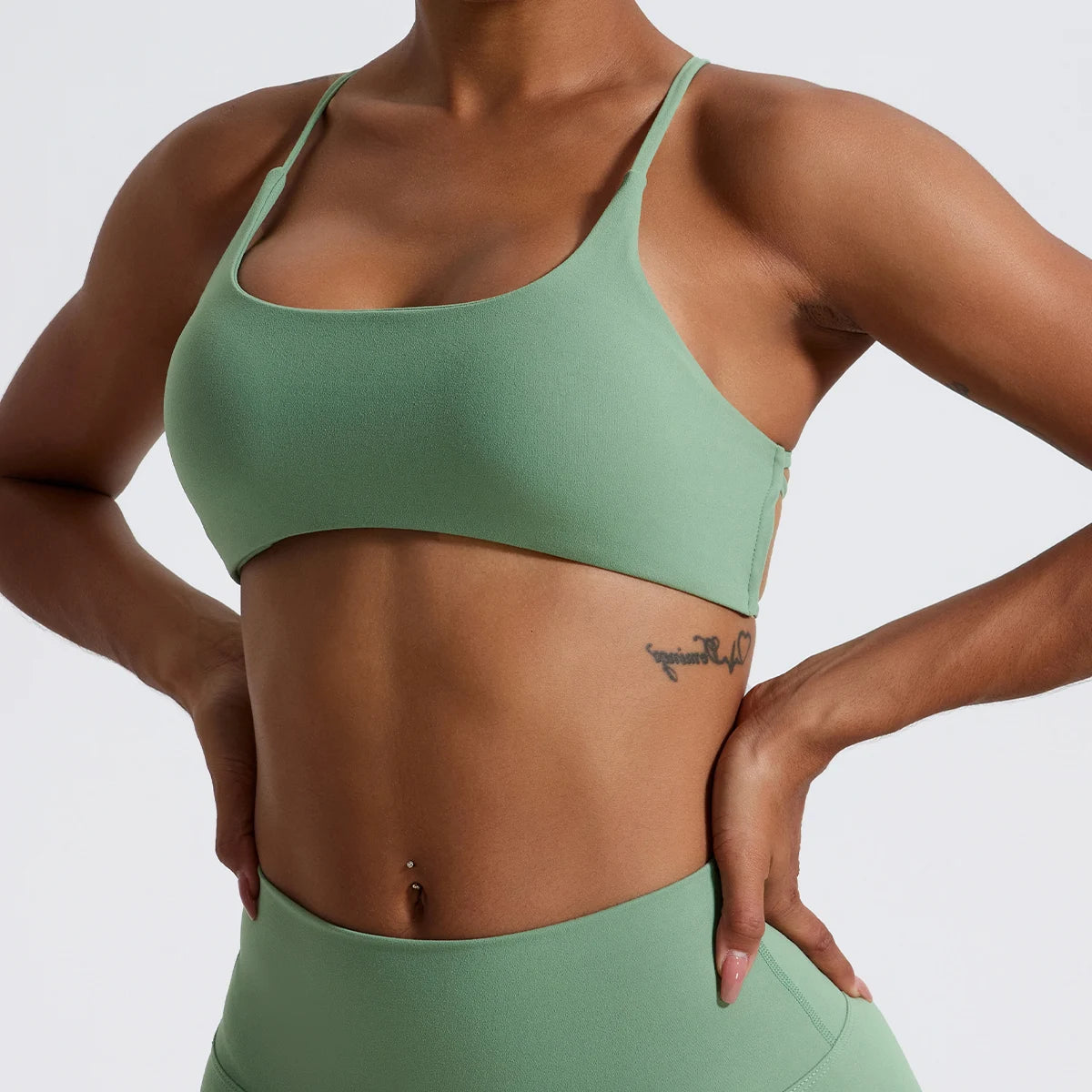 Super Soft Cross Back Yoga Bra