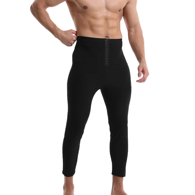 Men's Fat Burning Sauna Compression Pants