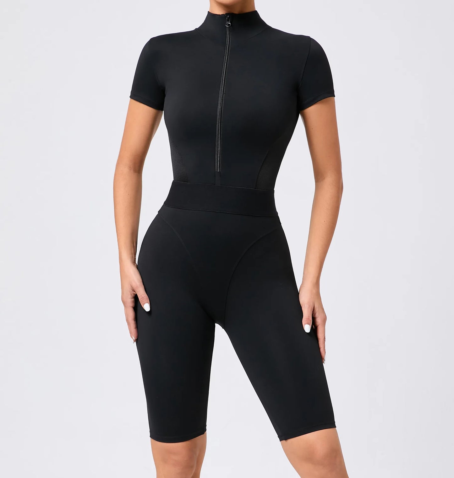 Zipper One-Piece Women Tracksuit