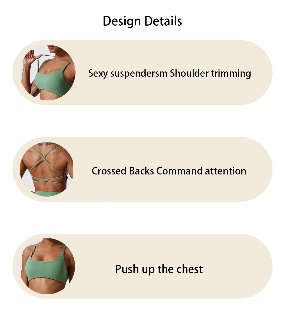 Super Soft Cross Back Yoga Bra