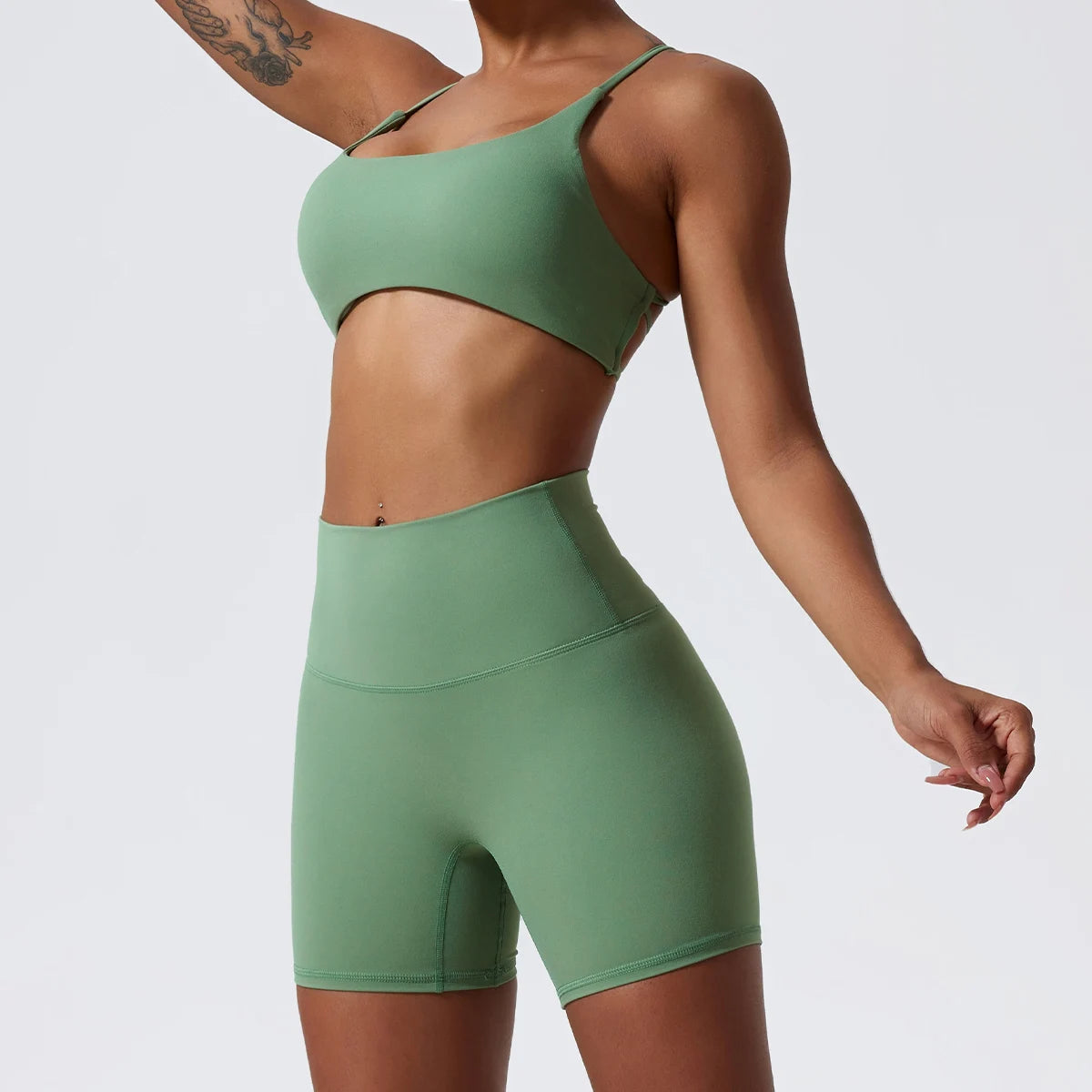 Super Soft Cross Back Yoga Bra
