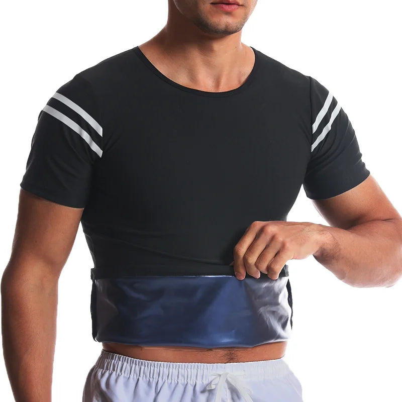 Men's Sauna Sweat Compression Shirt