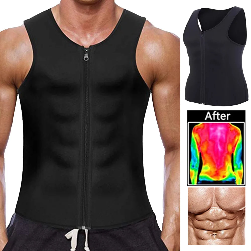 Men's Sauna Compression Gym Shirt
