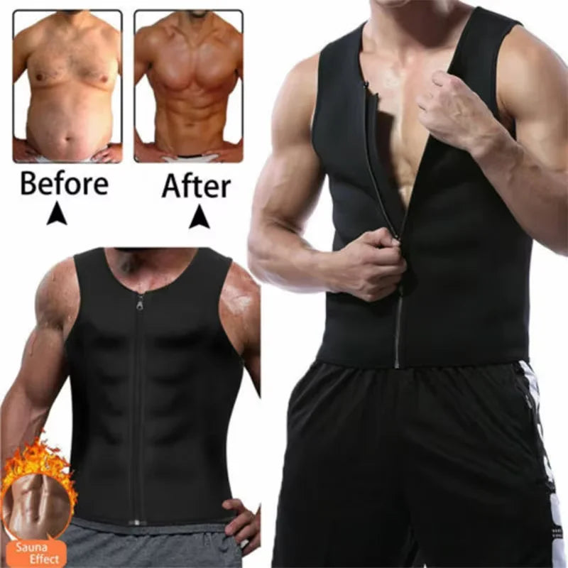 Men's Sauna Compression Gym Shirt