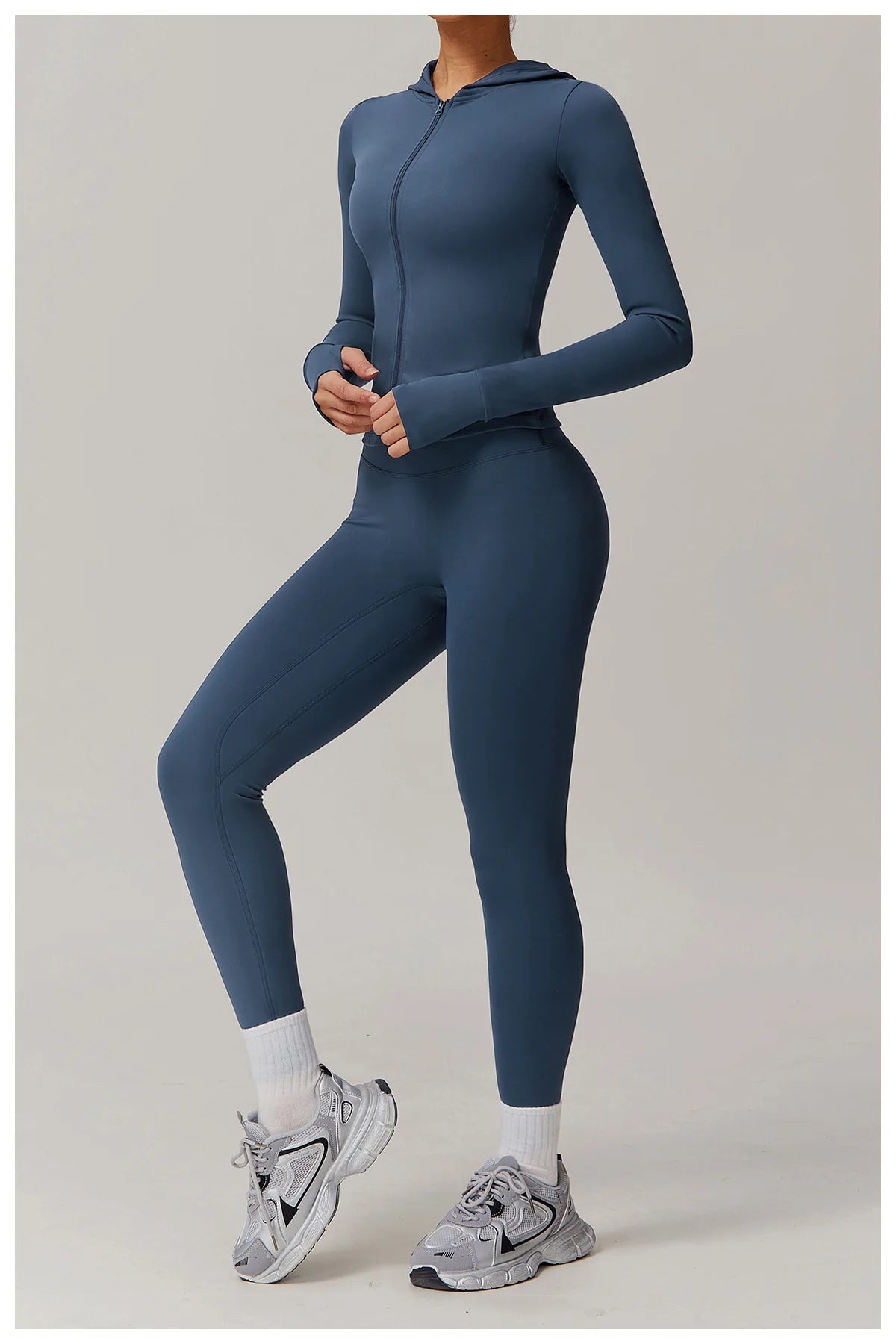 Zipper Running Yoga Workout Jacket