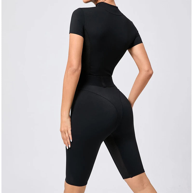 Zipper One-Piece Women Tracksuit