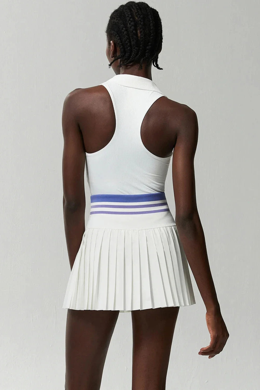 Regal V-Neck Tennis Set - Skirt + Top