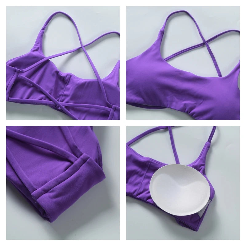 Super Soft Cross Back Yoga Bra