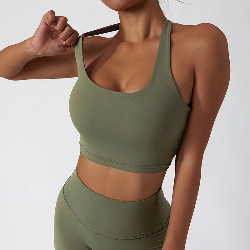 Breathable Push Up Yoga Bra